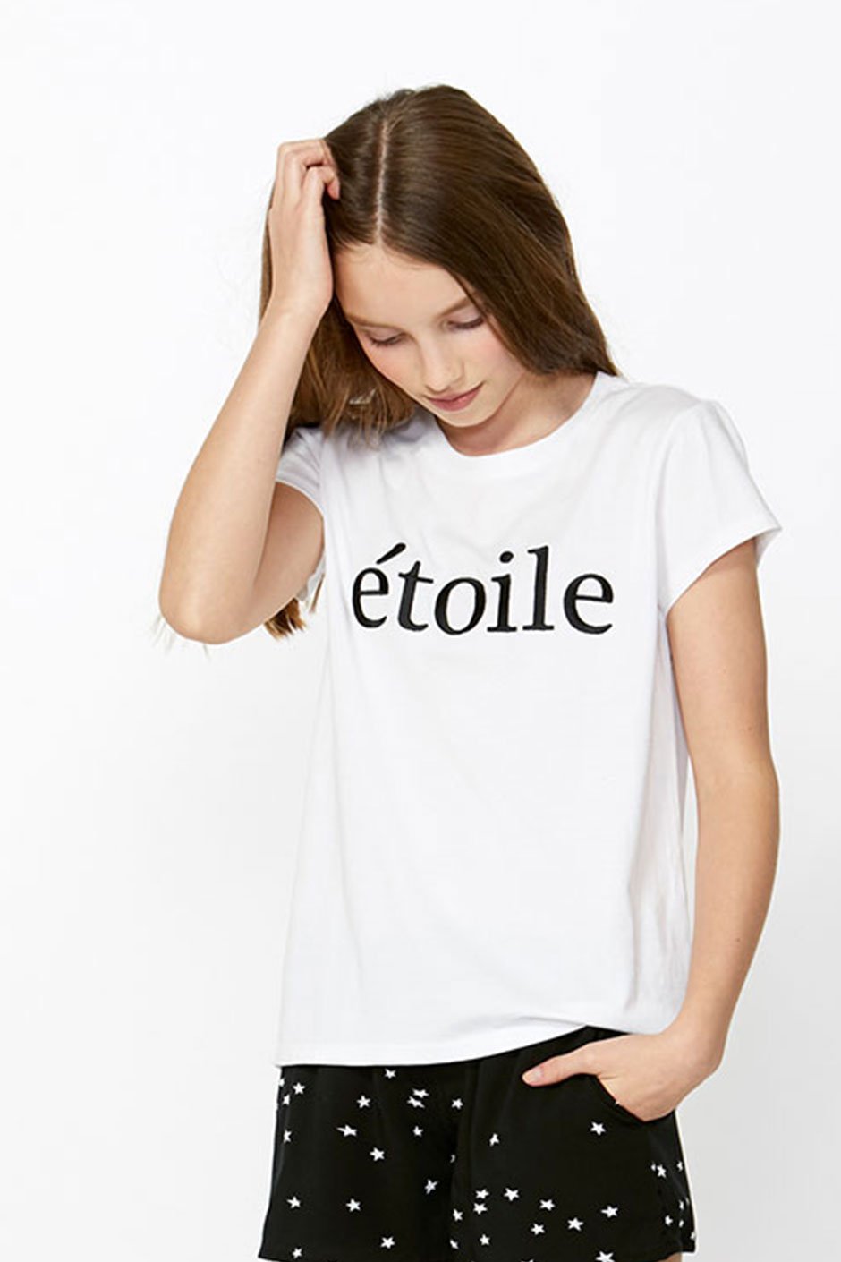 [TEST] Kids Embroidered Etoile Tee