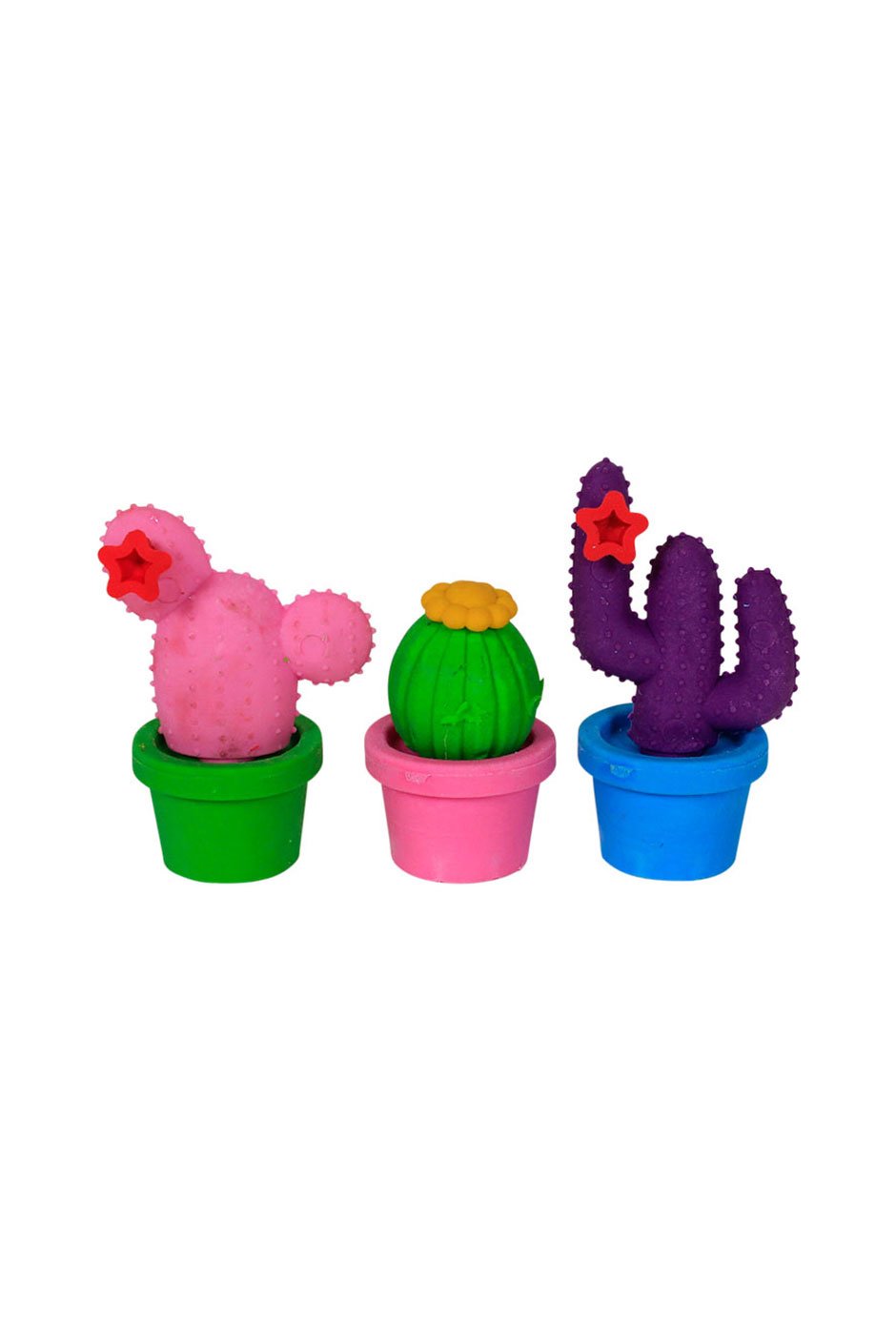 [TEST] Kids Cactus Eraser 3pk
