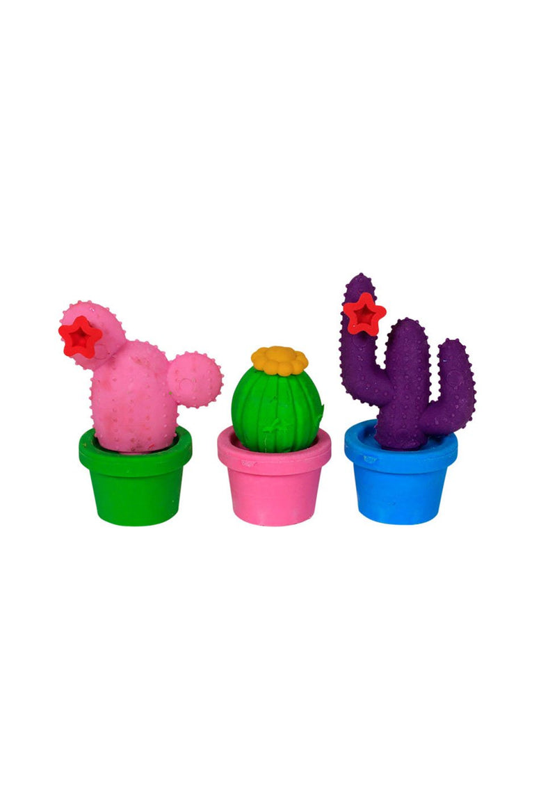 [TEST] Kids Cactus Eraser 3pk