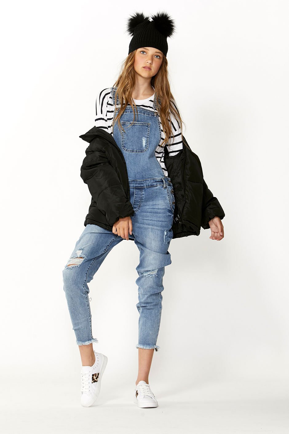 [TEST] Kids Distressed Long Overall