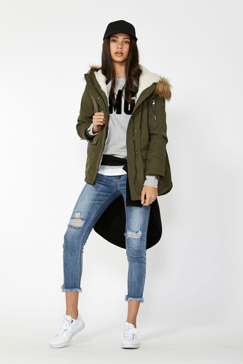 [TEST] Kids Faux Fur Hood Parka
