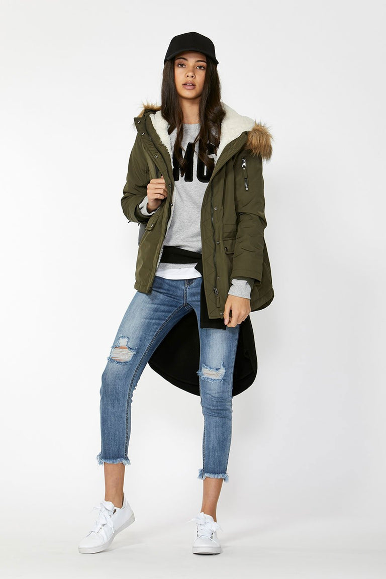 [TEST] Kids Faux Fur Hood Parka