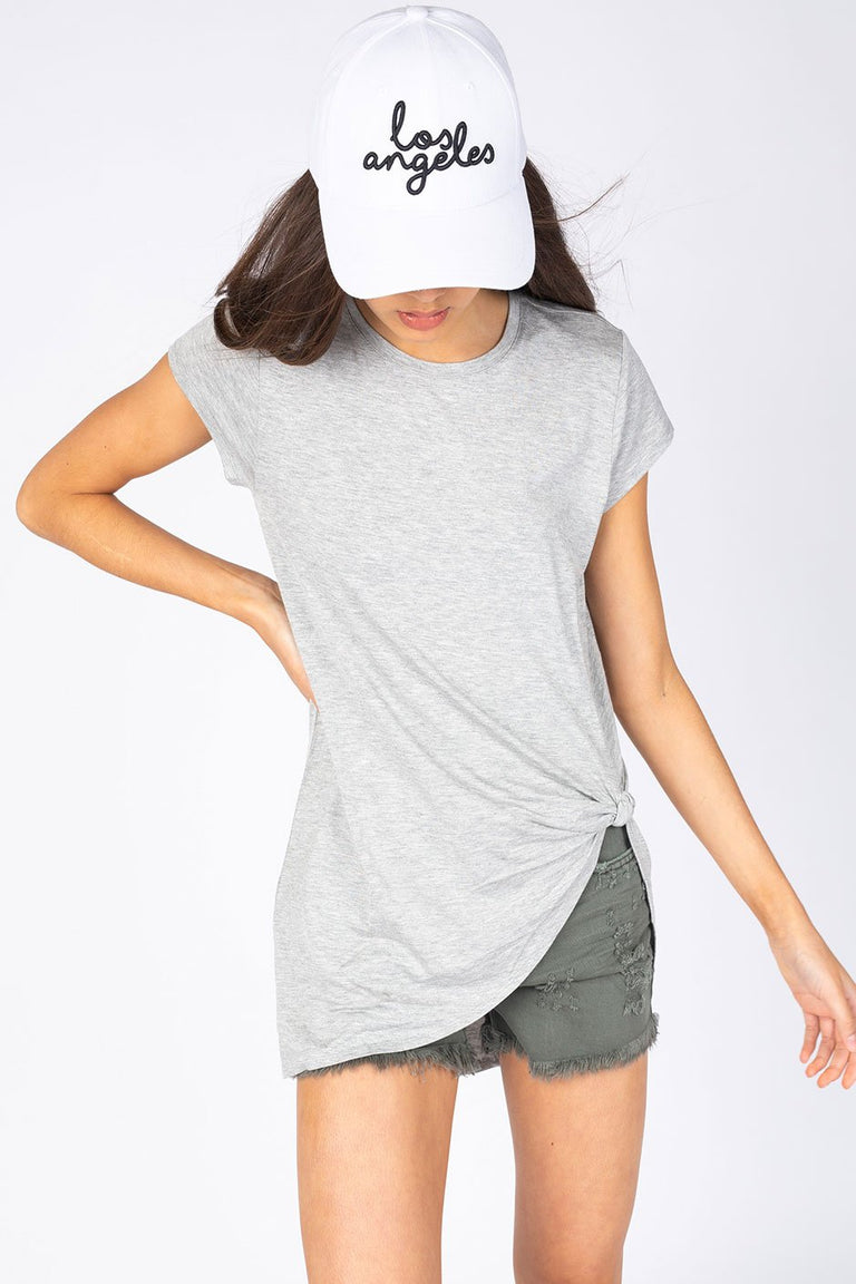 [TEST] Kids Knot Tail Hem Tee