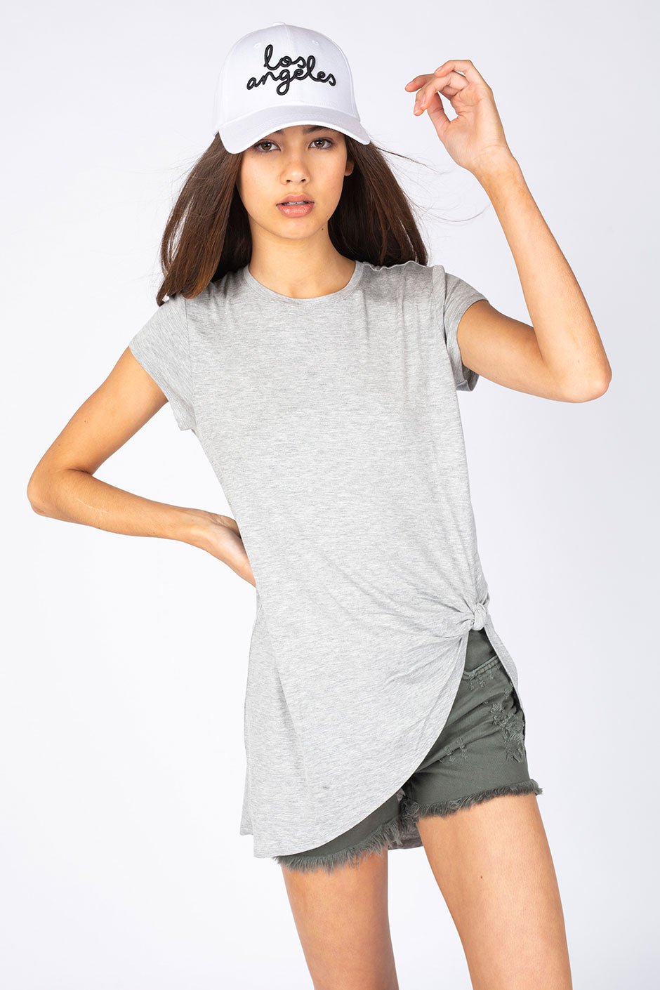 [TEST] Kids Knot Tail Hem Tee