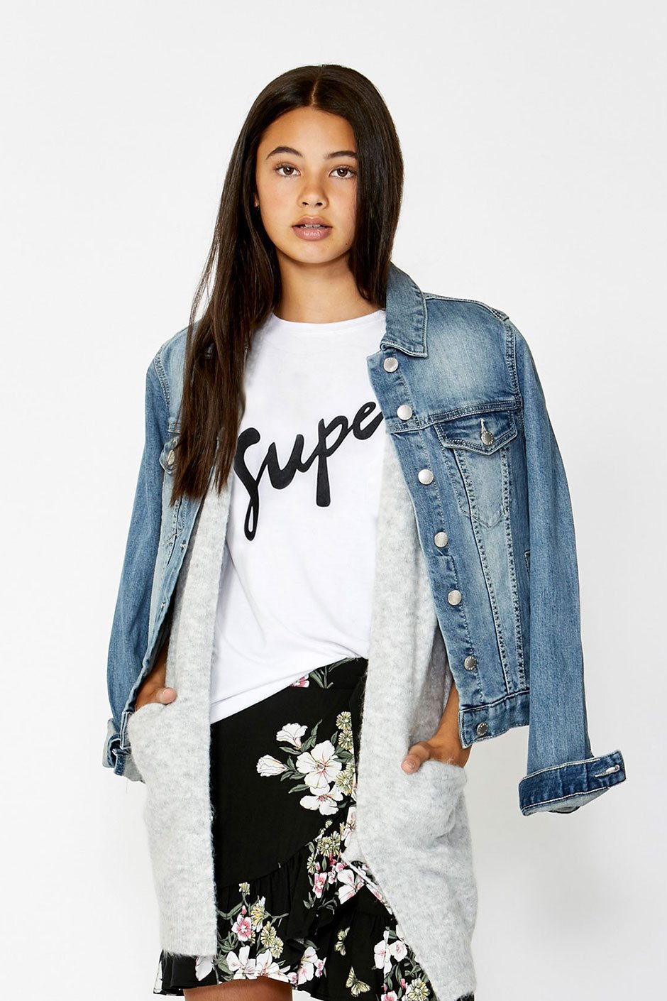 [TEST] Kids Rolled Cuff Text Tee