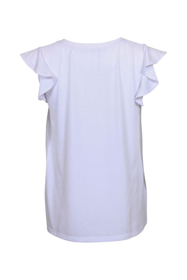 [TEST] Kids Bonjour Frill Sleeve Tee