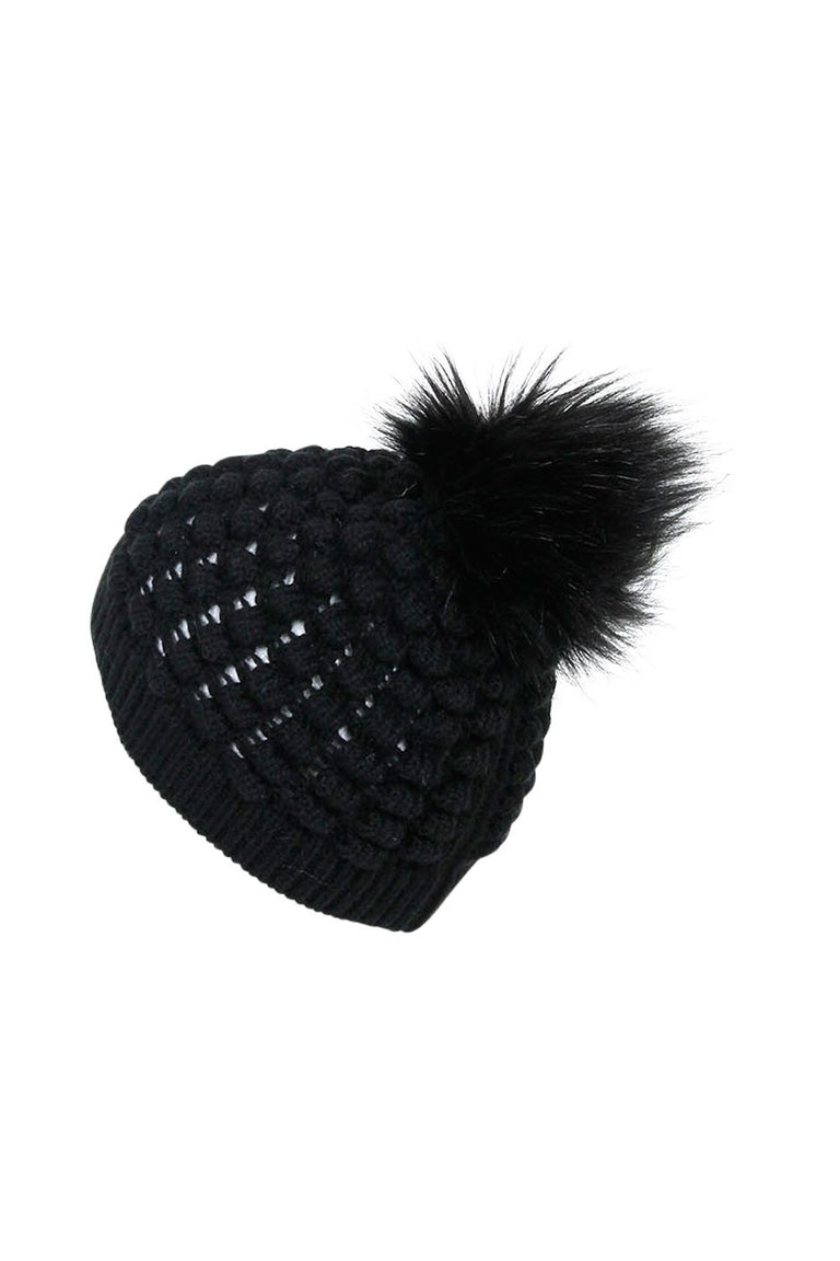 [TEST] Kids Single Pom Pom Beanie