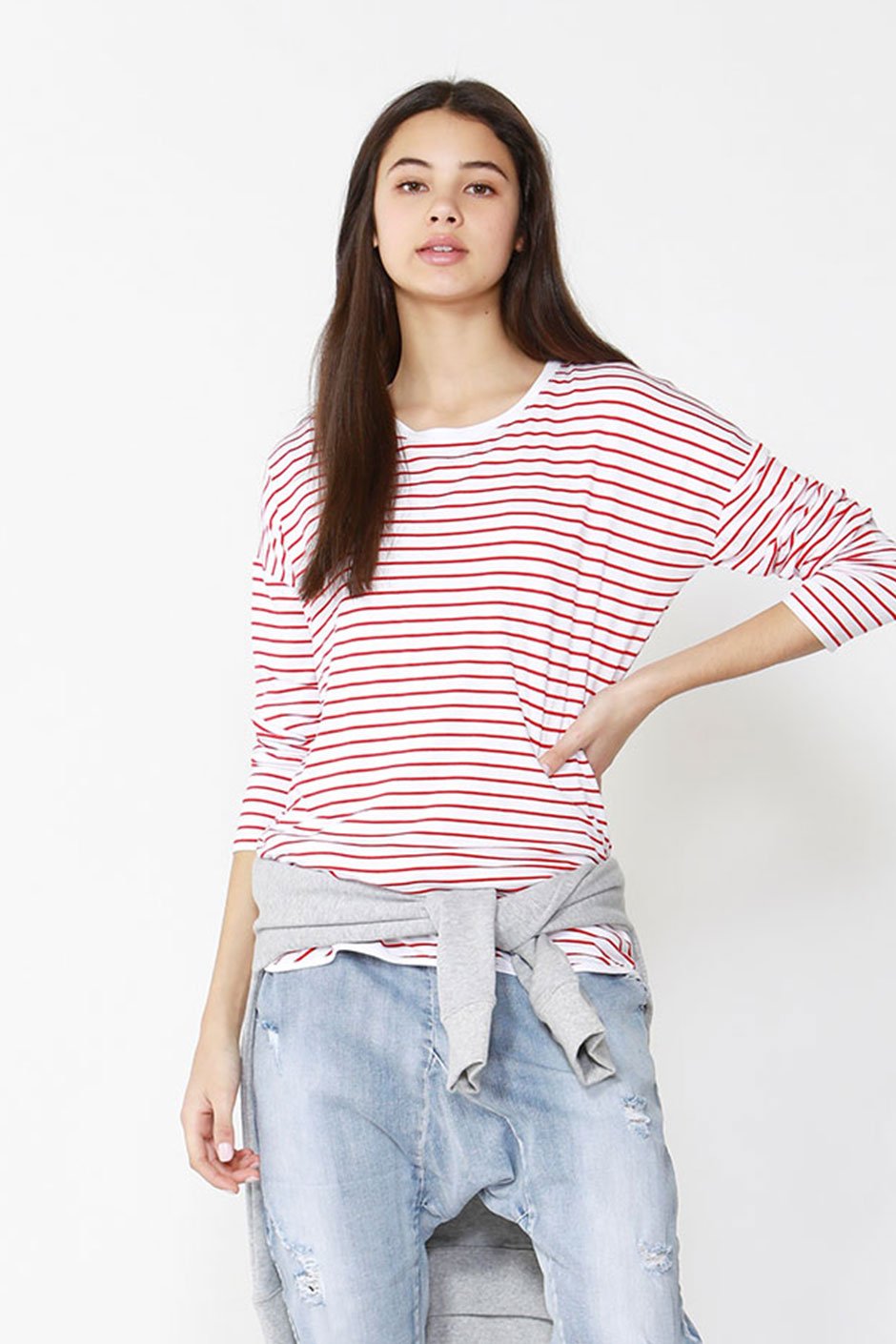 [TEST] Kids Long Sleeve Stripe Top