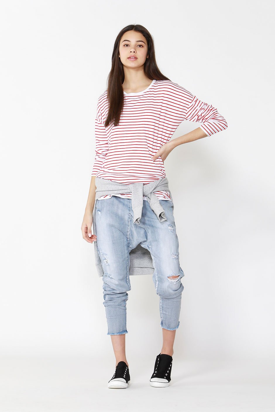 [TEST] Kids Long Sleeve Stripe Top
