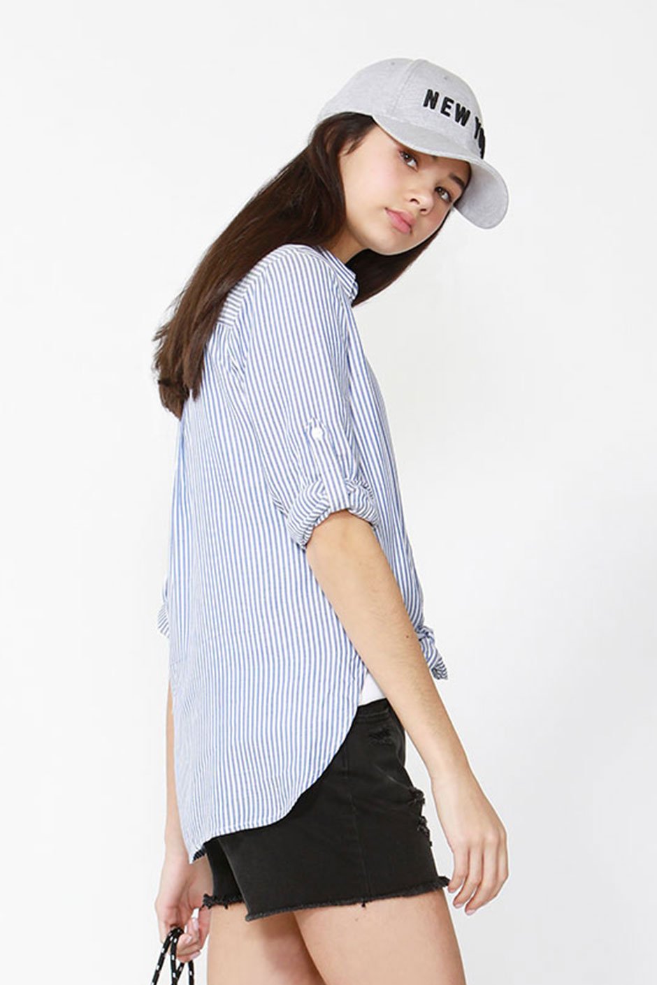 [TEST] Girls Tie Front Shirt