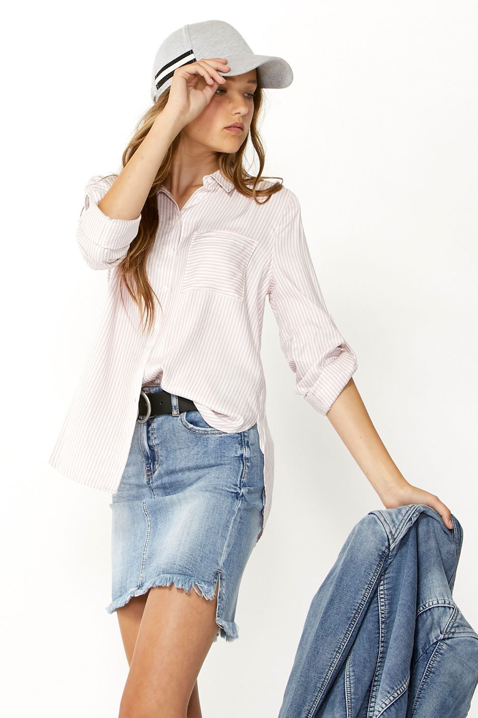 [TEST] Girls Tie Front Shirt