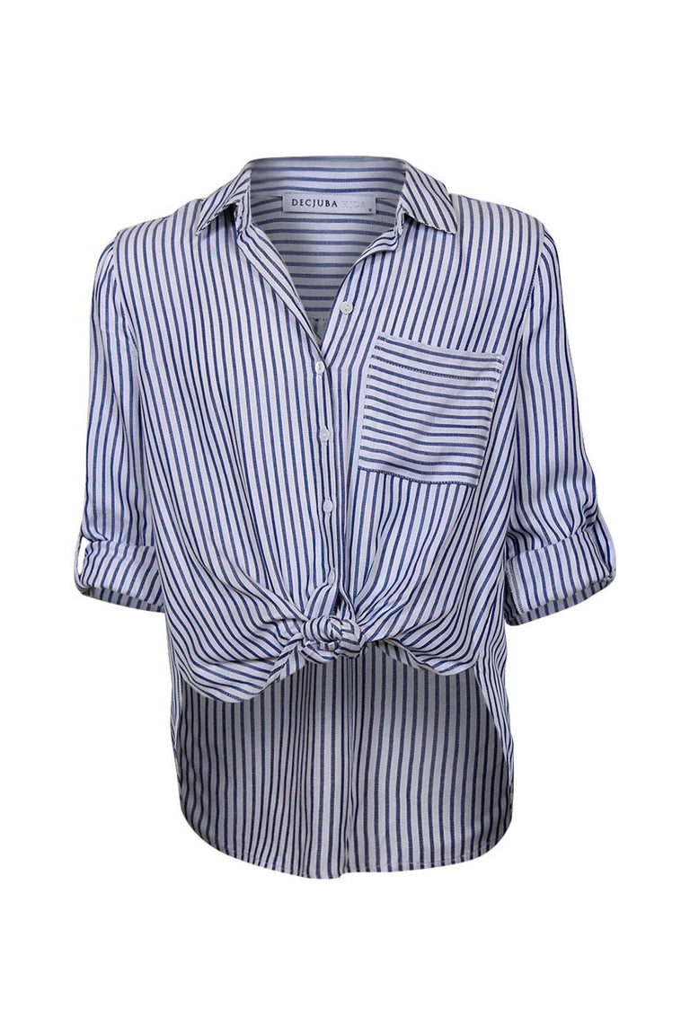 [TEST] Girls Tie Front Shirt
