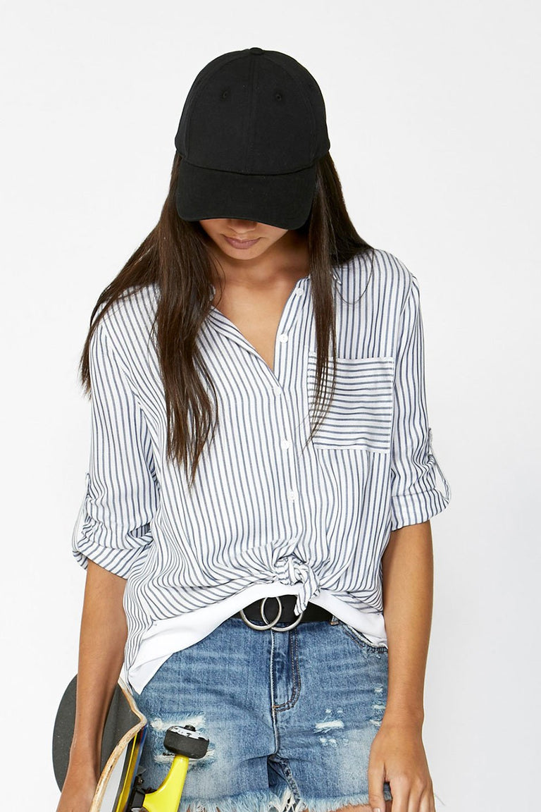 [TEST] Girls Tie Front Shirt