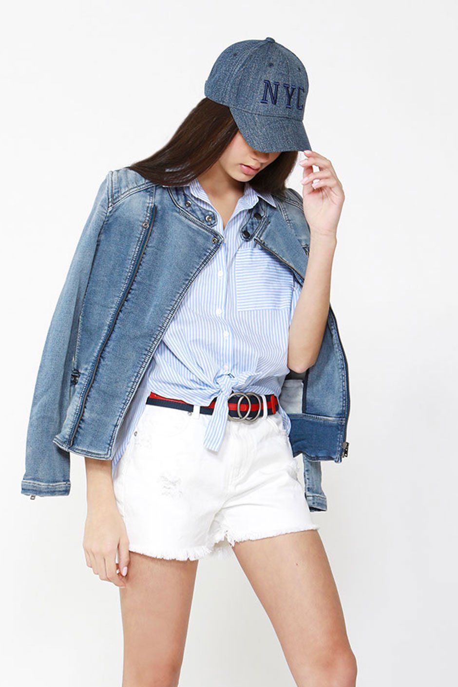 [TEST] Girls Tie Front Shirt
