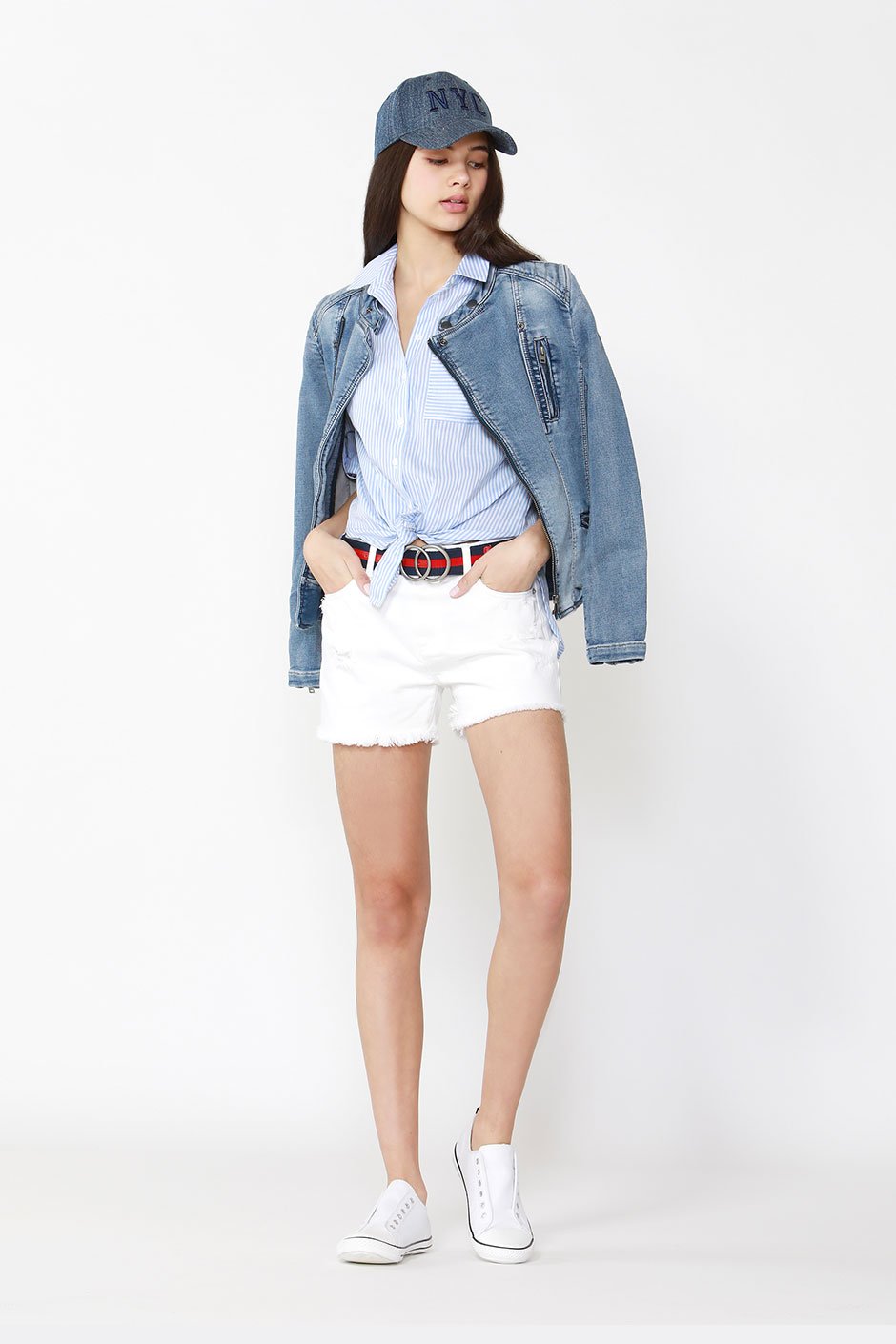 [TEST] Girls Tie Front Shirt