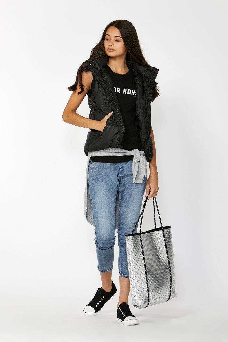 [TEST] Kids Faux Fur Hood Puffer Vest