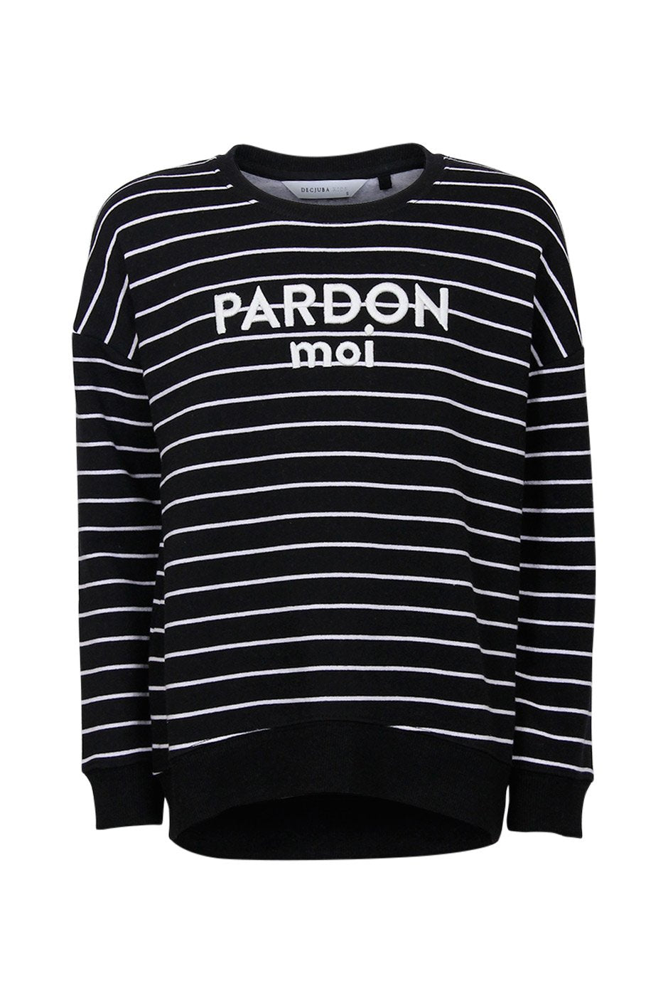 [TEST] Kids Pardon Moi Stripe Sweat