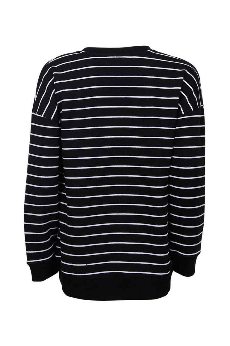 [TEST] Kids Pardon Moi Stripe Sweat