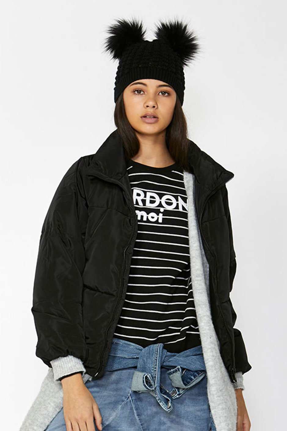 [TEST] Kids Pardon Moi Stripe Sweat