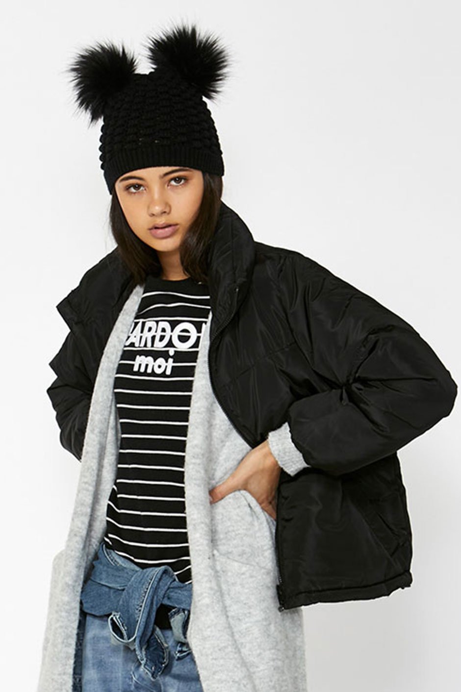 [TEST] Kids Pardon Moi Stripe Sweat