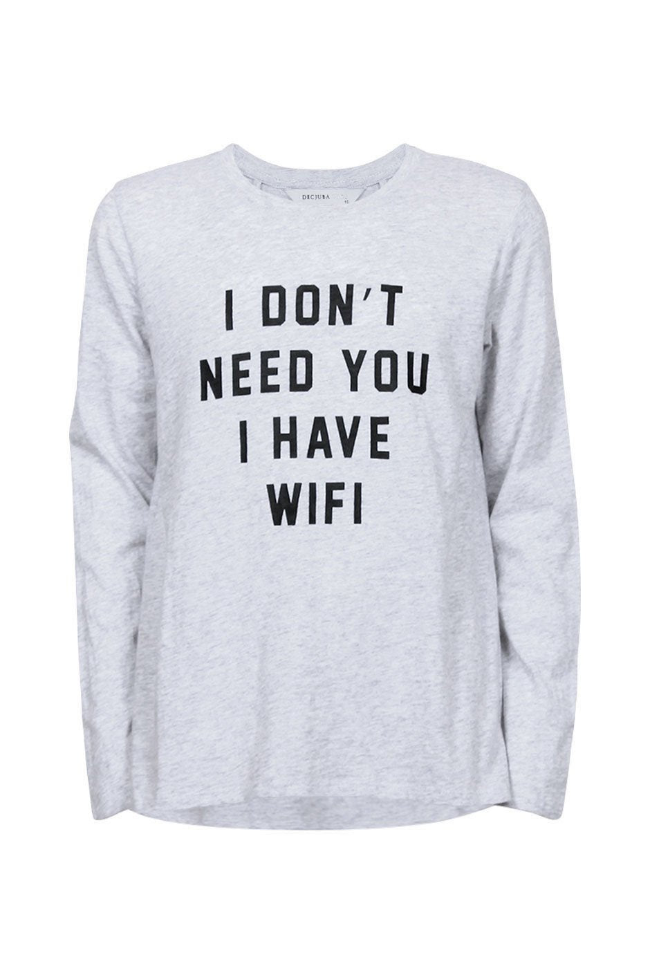 [TEST] Kids Long Sleeve Wifi Text Tee
