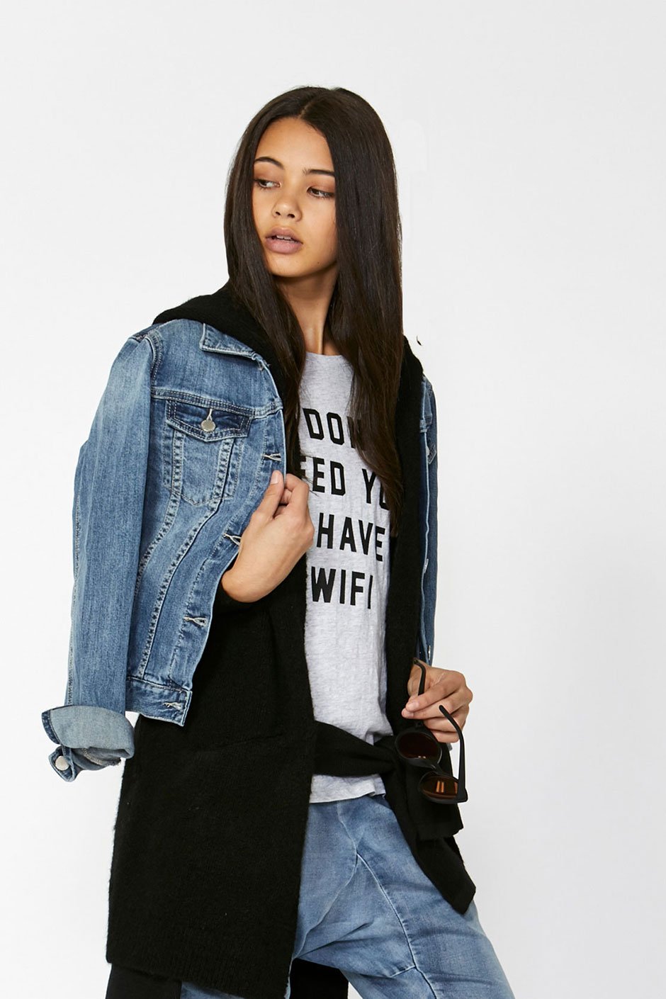 [TEST] Kids Long Sleeve Wifi Text Tee