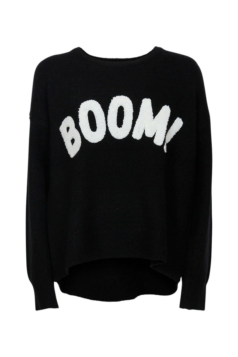 [TEST] Kids Text Knit Pullover