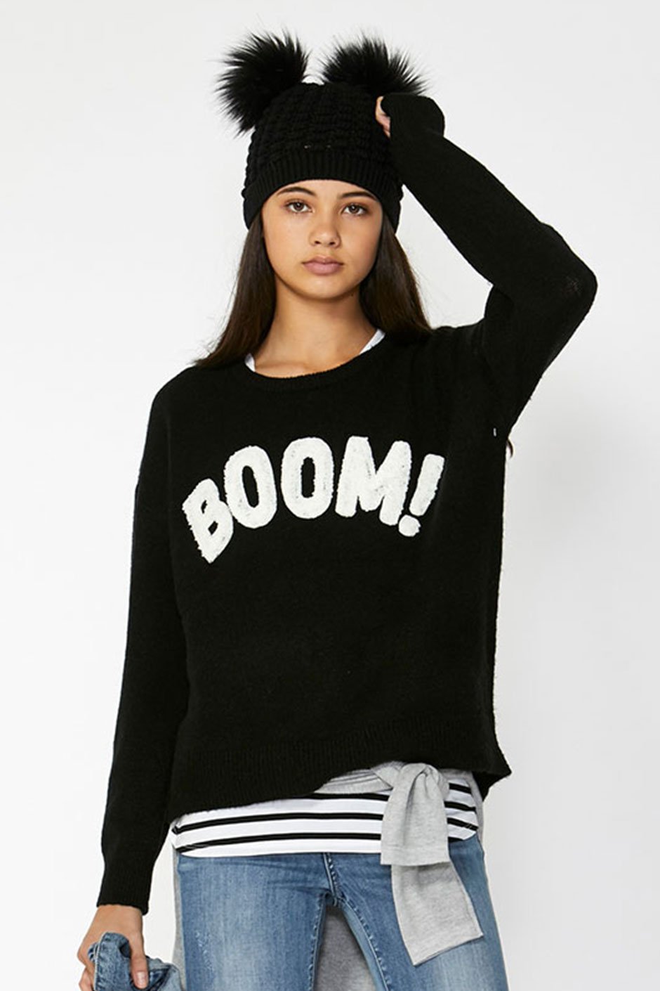 [TEST] Kids Text Knit Pullover