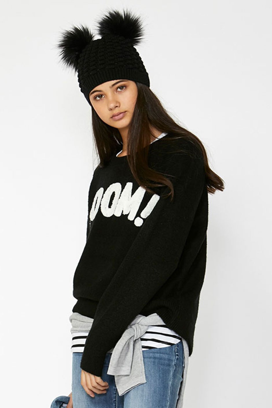 [TEST] Kids Text Knit Pullover