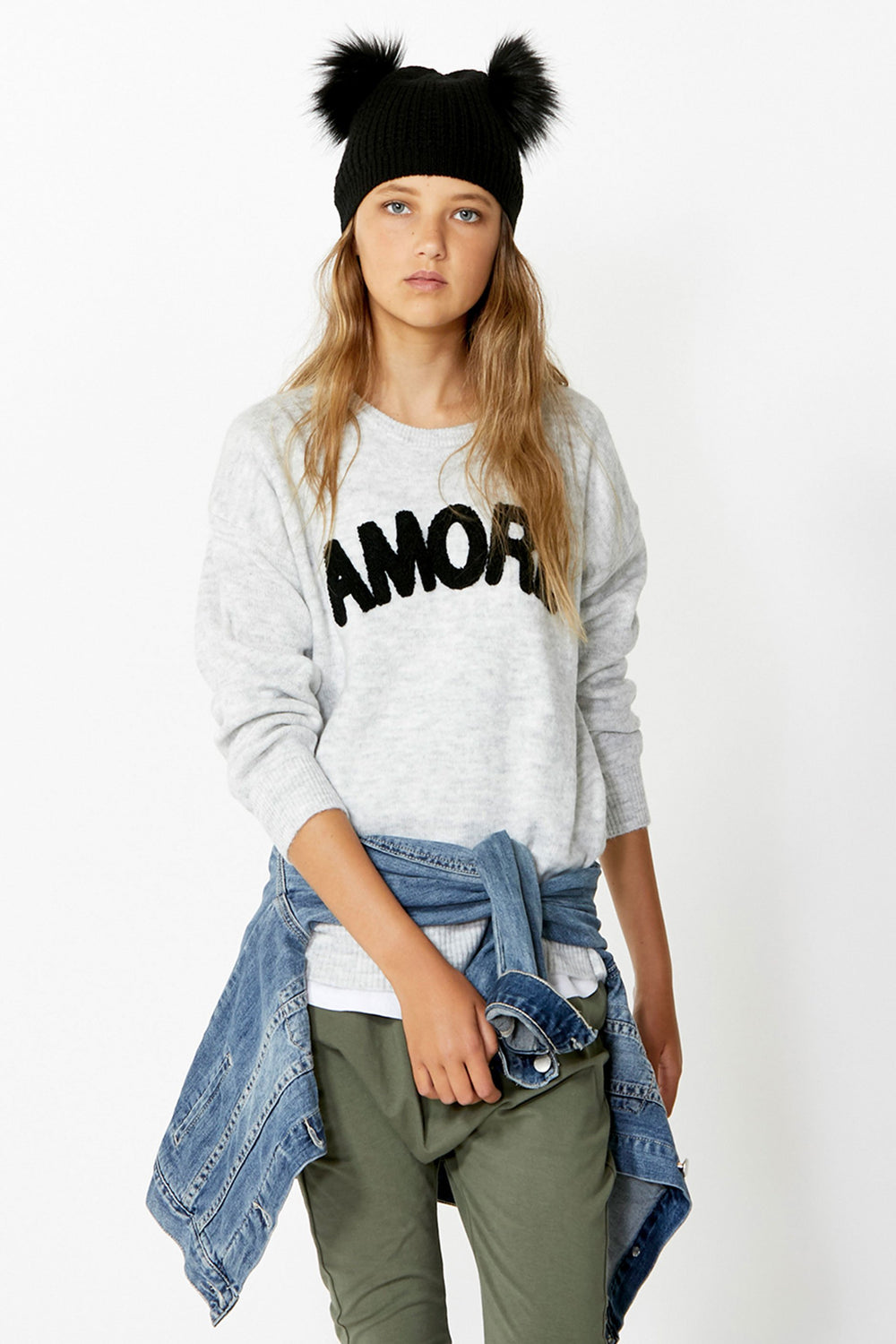 [TEST] Kids Text Knit Pullover