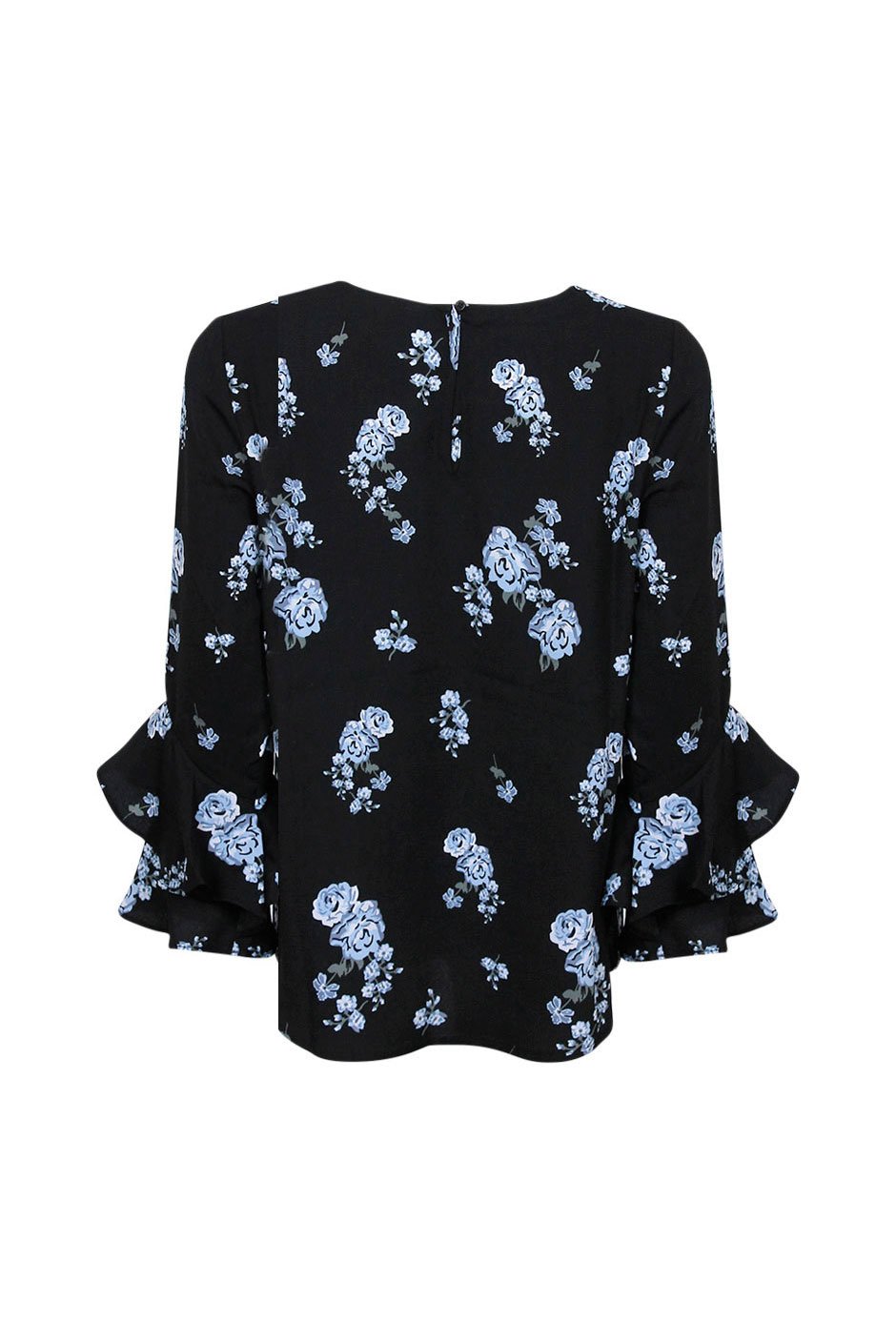 [TEST] Kids Printed Ruffle Blouse