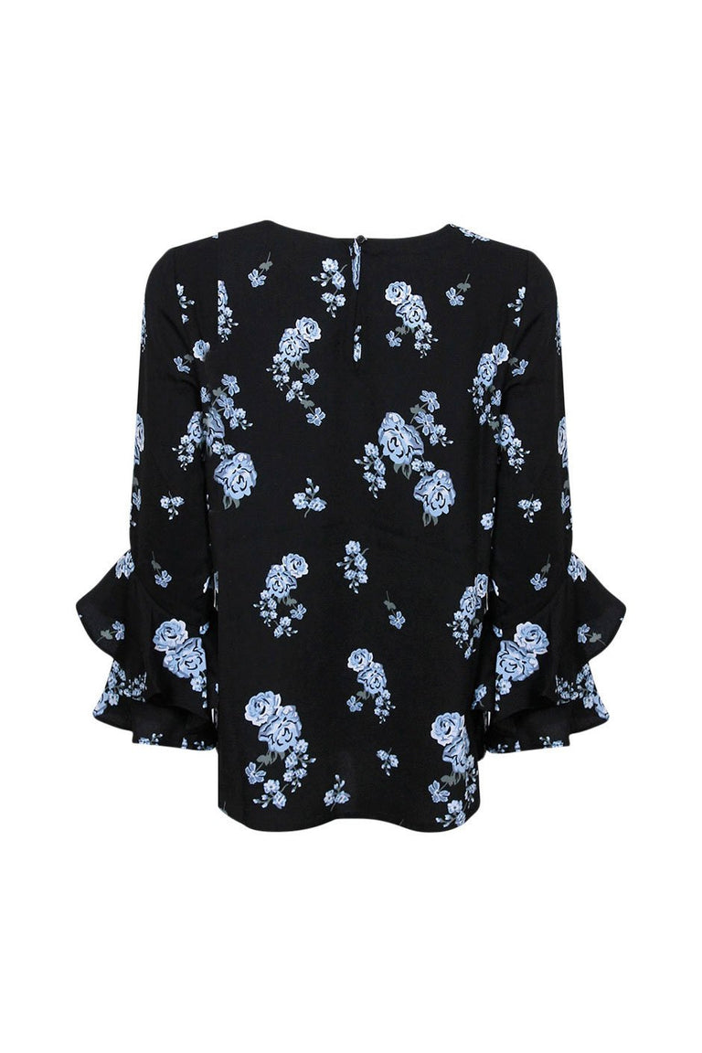 [TEST] Kids Printed Ruffle Blouse