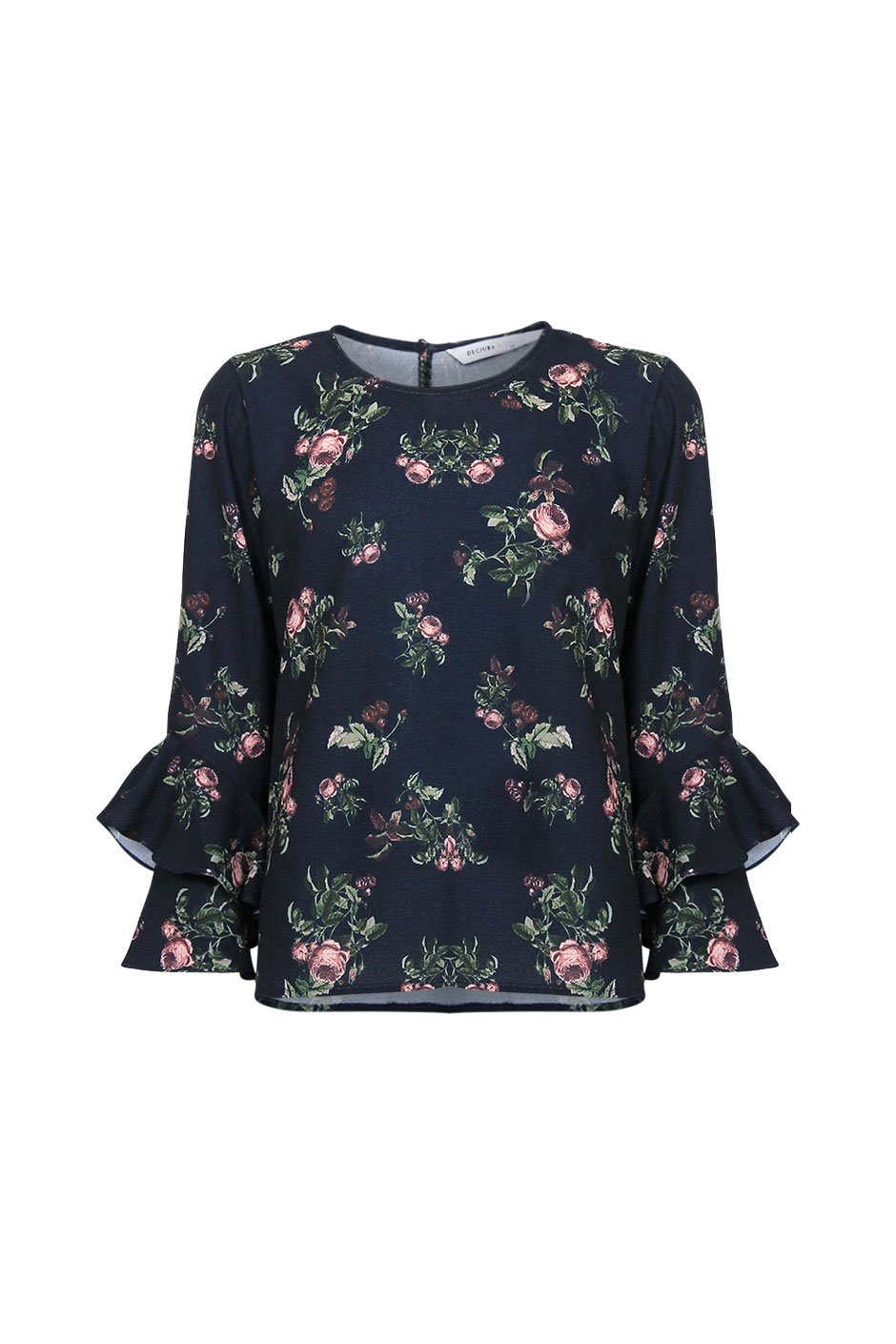 [TEST] Kids Printed Ruffle Blouse