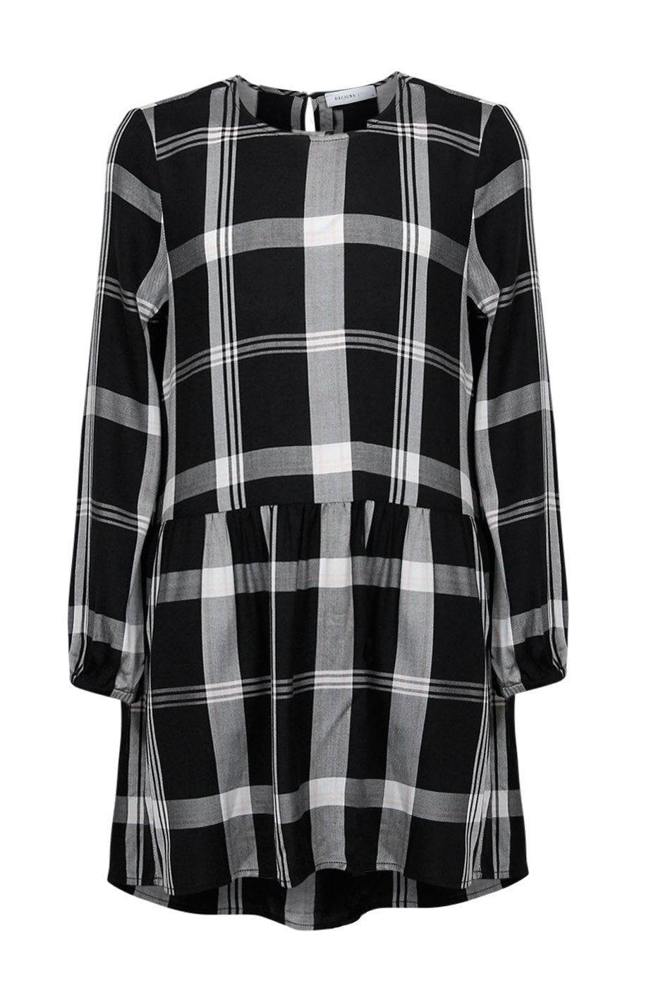 [TEST] Kids Long Sleeve Check Dress
