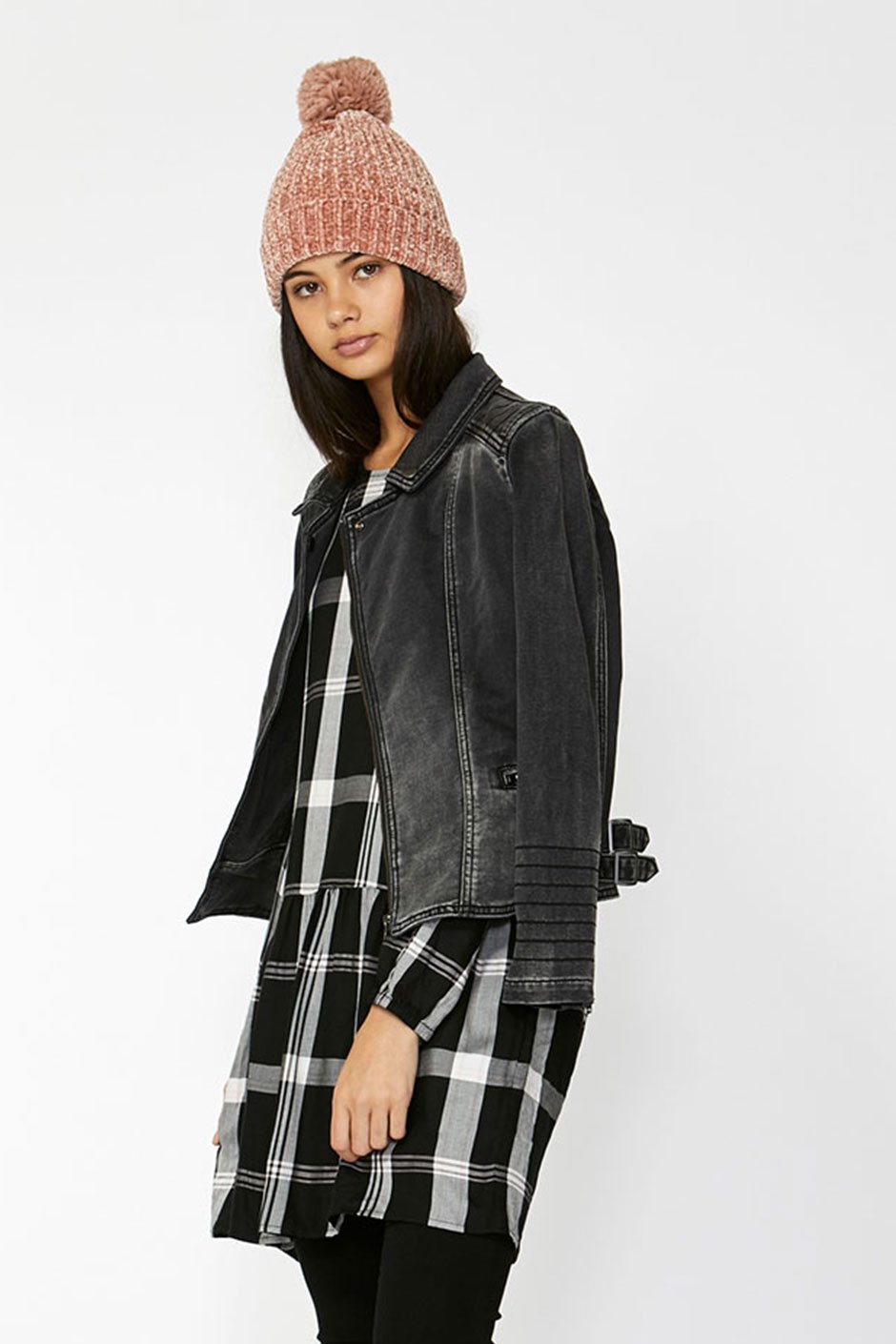 [TEST] Kids Long Sleeve Check Dress
