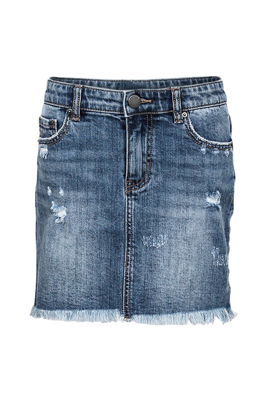 [TEST] Kids Eyelet Detail Skirt