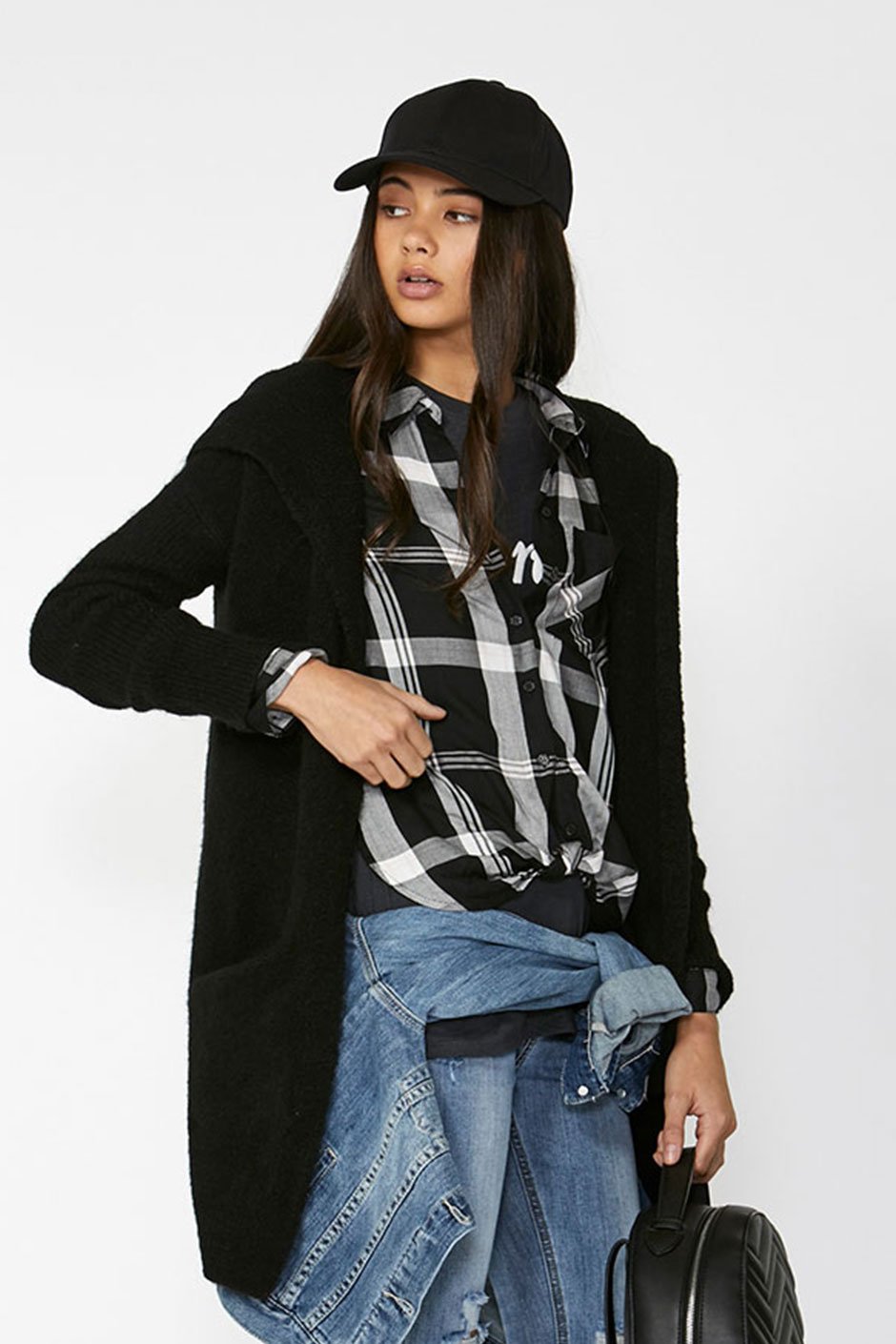 [TEST] Kids Tie Front Check Shirt