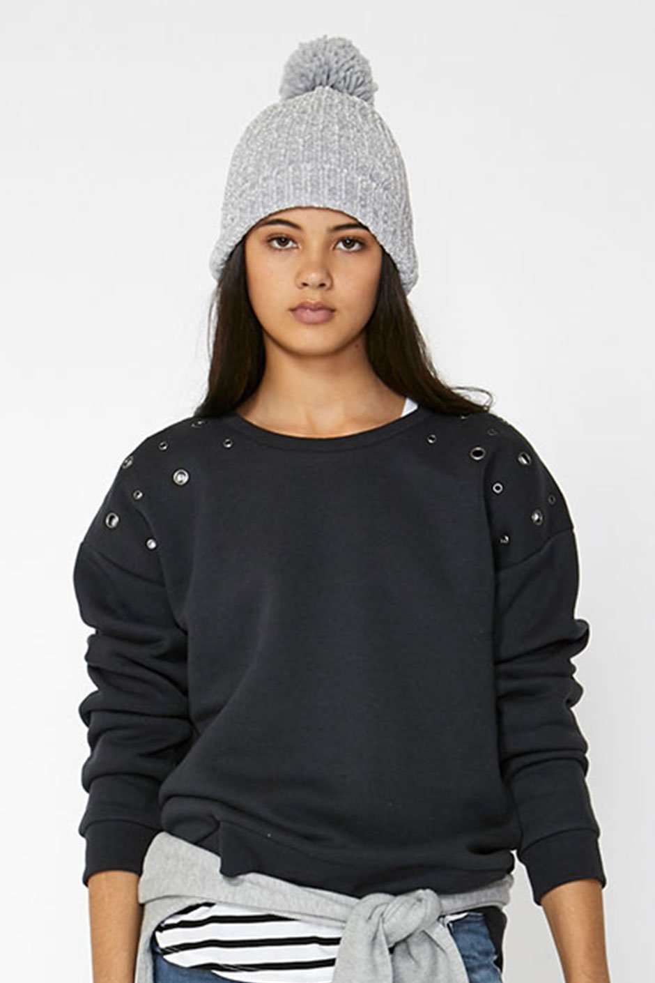 [TEST] Kids Eyelet Detail Sweat