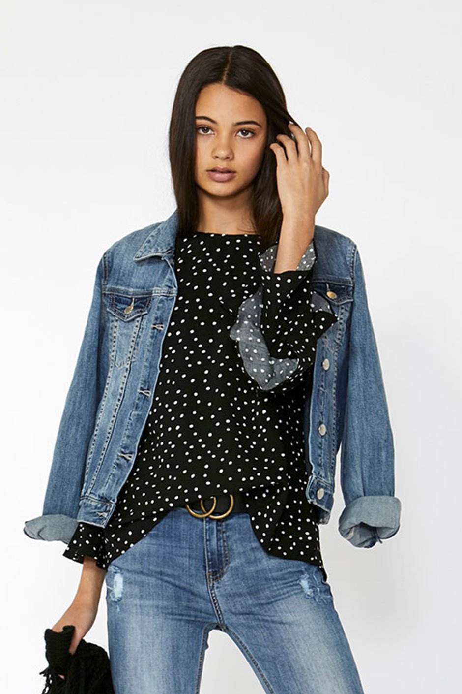 [TEST] Kids Ruffle Sleeve Blouse