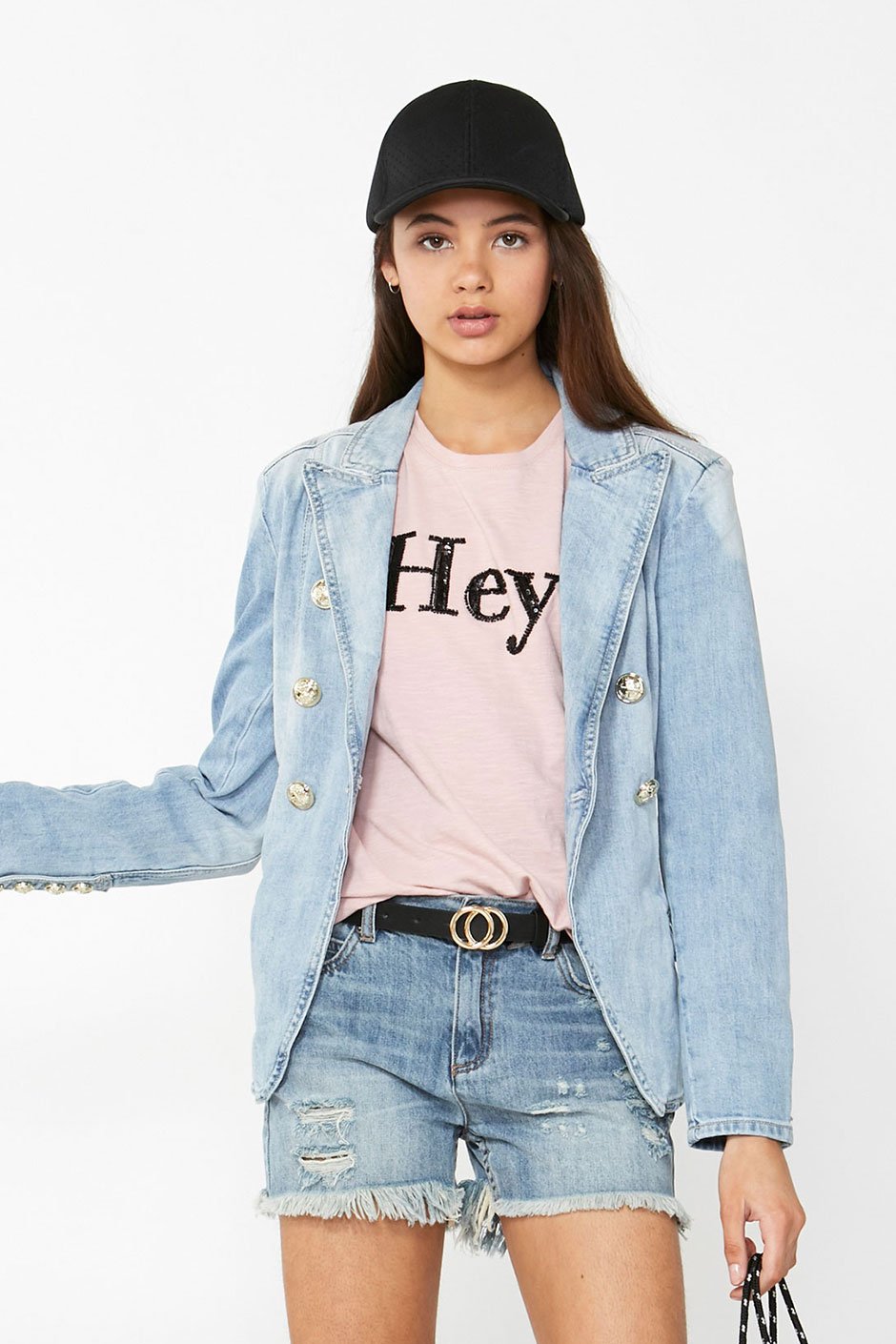 [TEST] Kids Hey Beaded Tee