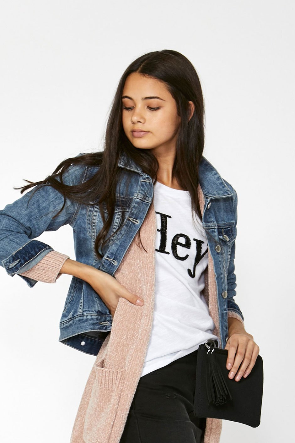 [TEST] Kids Hey Beaded Tee
