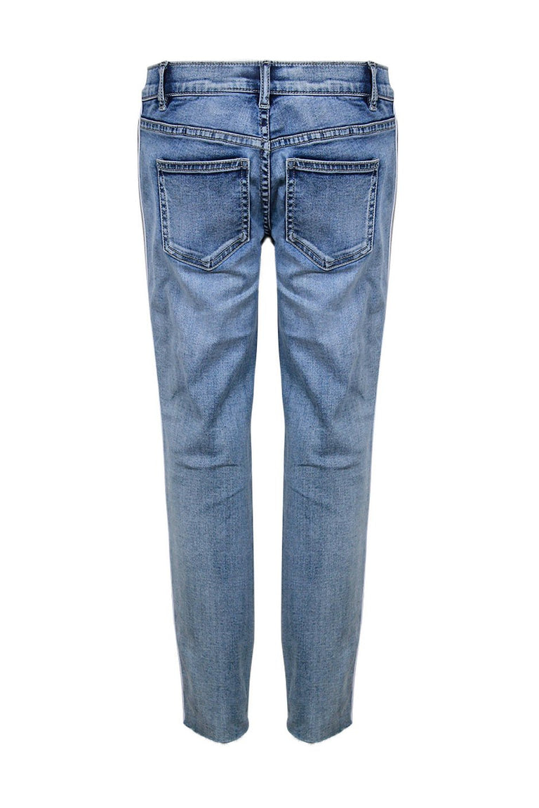 [TEST] Kids Stripe Detail Skinny Jean