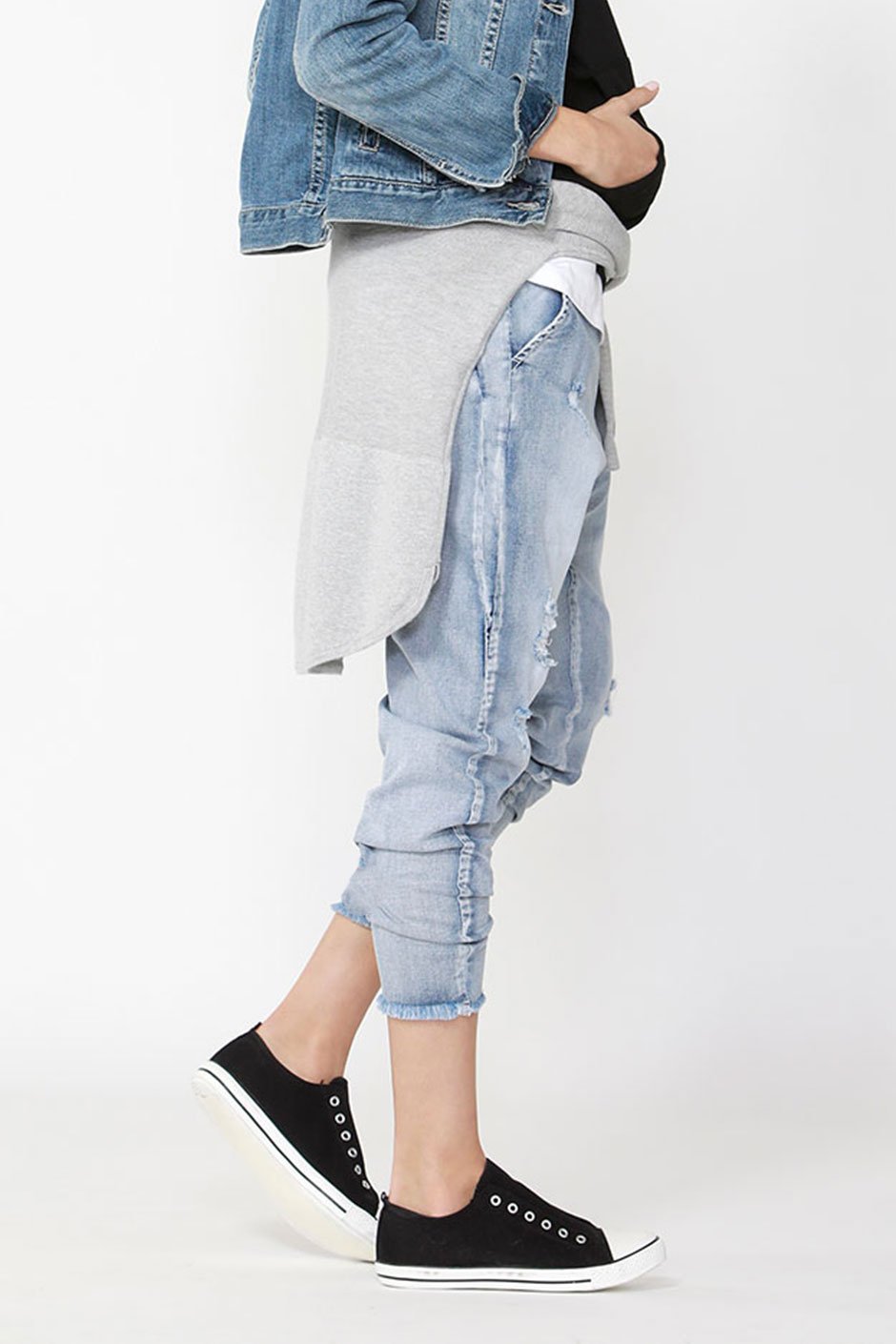 [TEST] Kids Ripped Drop Crotch Jean