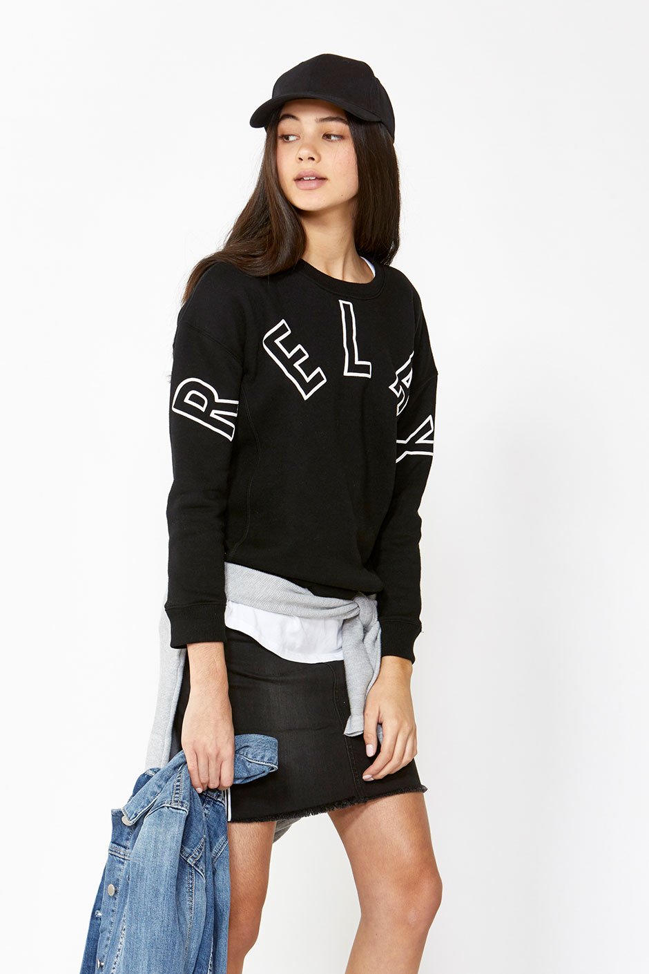 [TEST] Kids Relax Stepped Hem Sweat