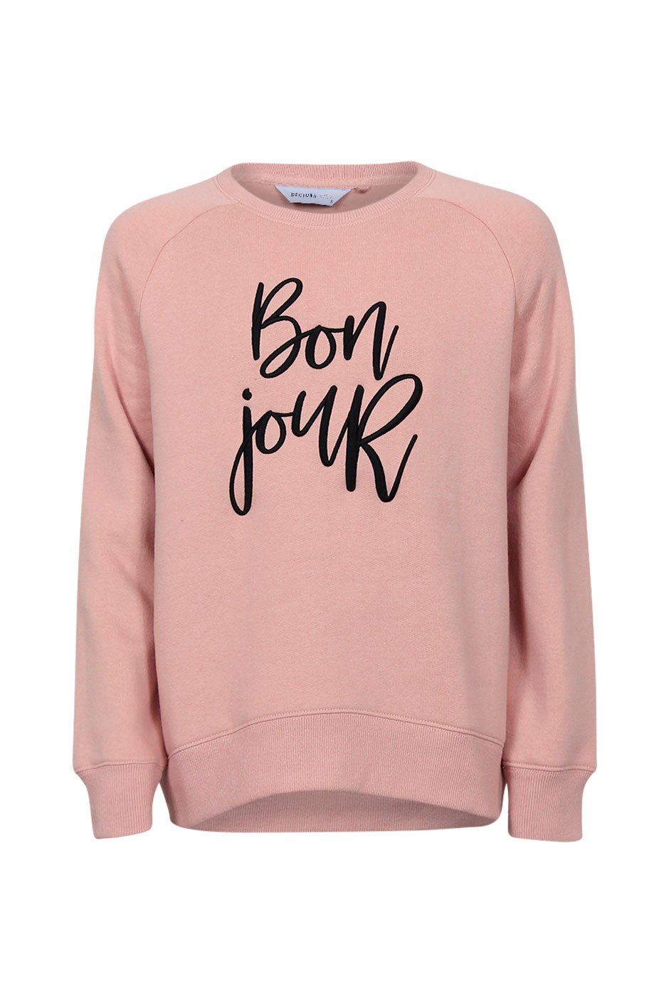 [TEST] Kids Bonjour Embroidered Sweat