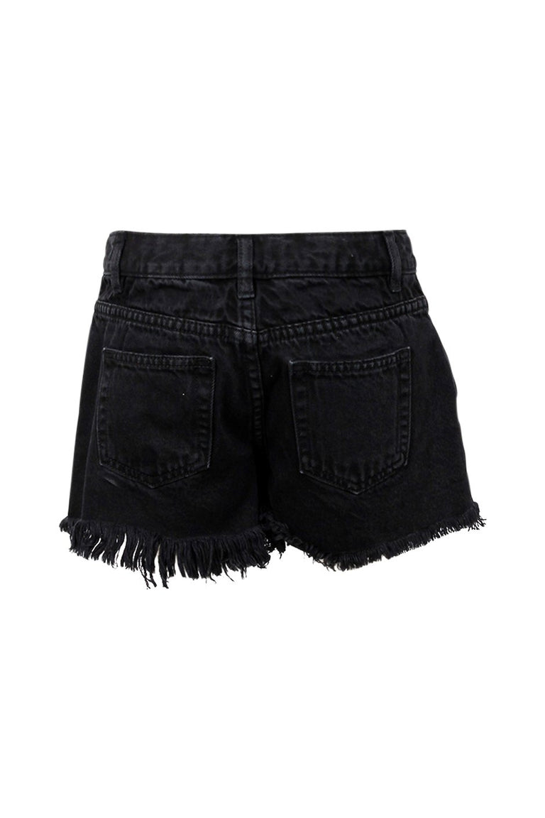 [TEST] Kids Frayed Hem Denim Short