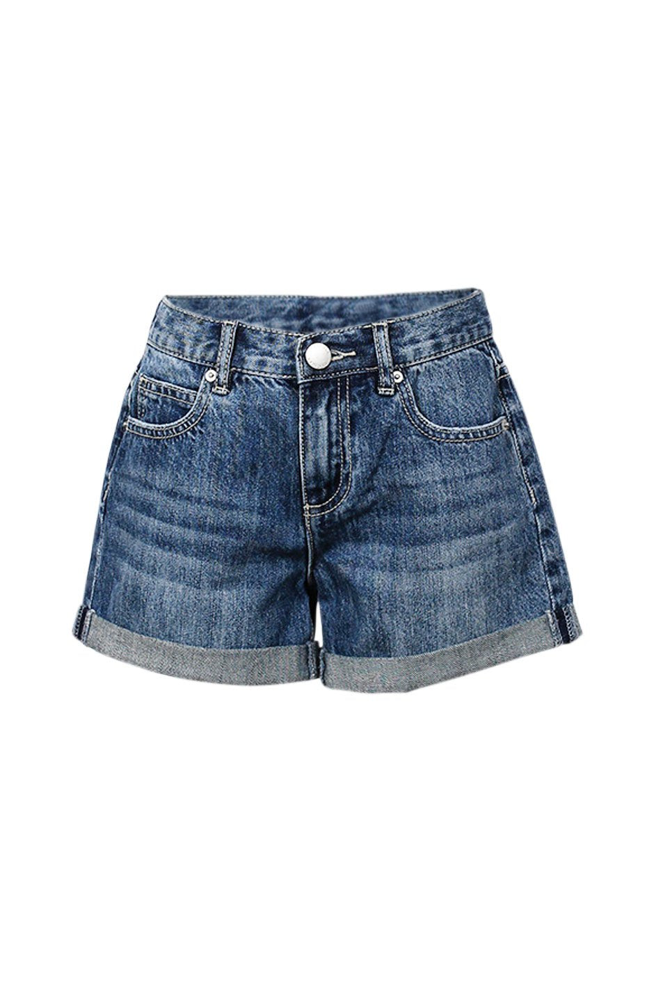 [TEST] Kids Denim Cuff Short