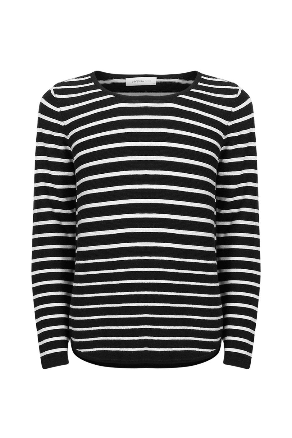 [TEST] Kids Stripe Curve Hem Pullover