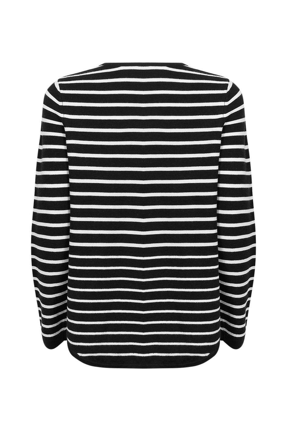 [TEST] Kids Stripe Curve Hem Pullover