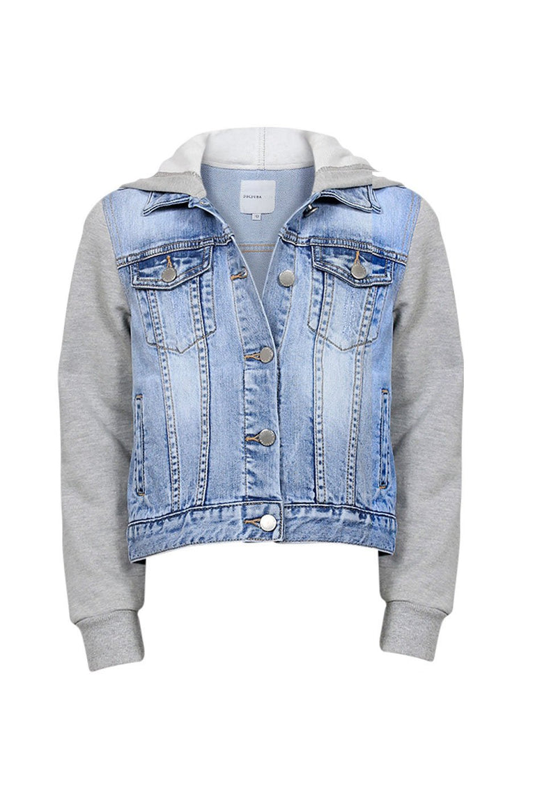 [TEST] Kids Hooded Denim Jacket